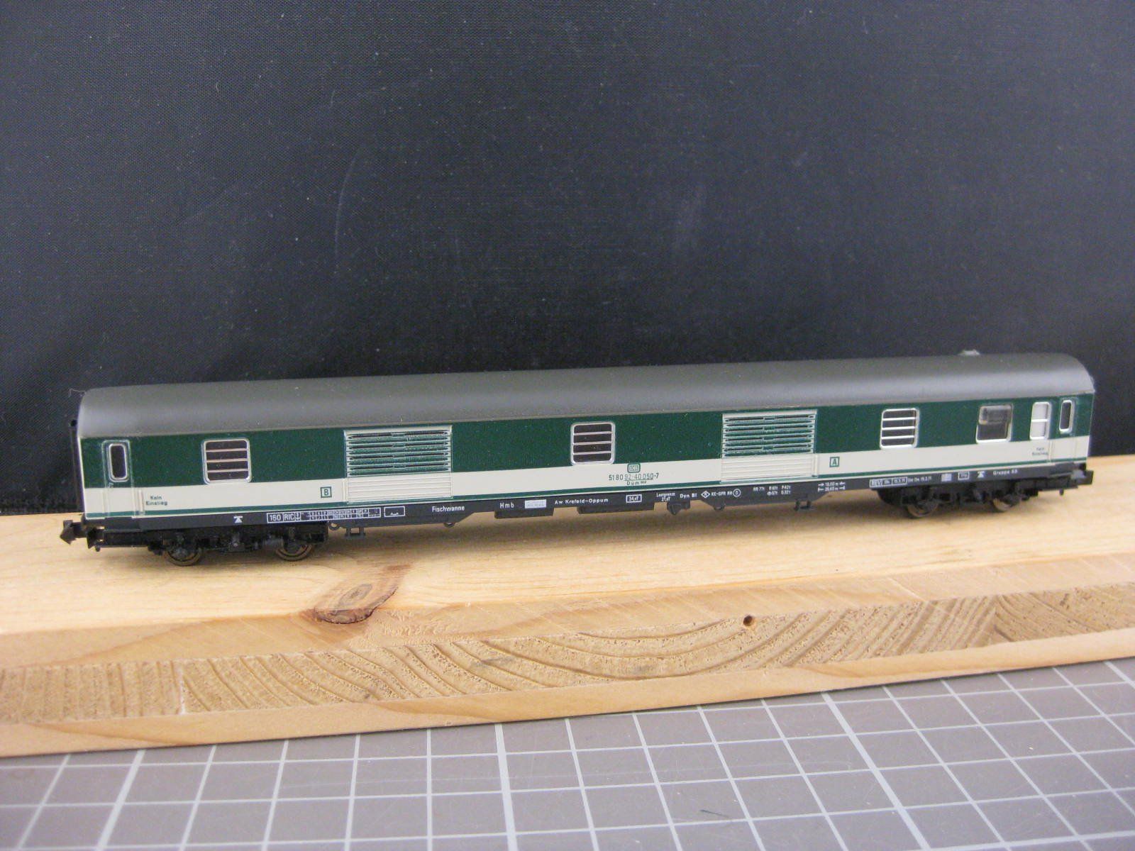 Fleischmann Modelleisenbahnen: Fleischmann DB Packwagen, ohne OVP, Spur N, gebraucht – Gebraucht aus Malters von Marosko