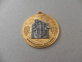 Fasnacht Abzeichen Plakette Schaffhausen SH Wein 1980