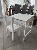 Kinderschreibtisch weiss mit Stuhl guter Zustand