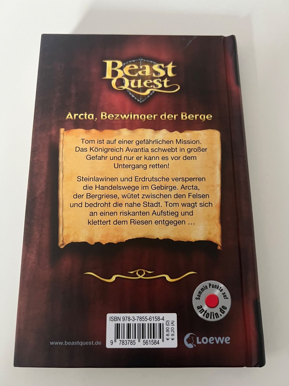 Libri: Beast Quest - Arcta Bezwinger der Berge – Nuovo (secondo la descrizione) da Altstätten SG venduto da sheamus 1