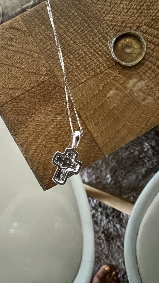 Ciondoli: Diamant Kreuz mit Kette WG – Nuovo (secondo la descrizione) da Uznach venduto da bmw-girl 2