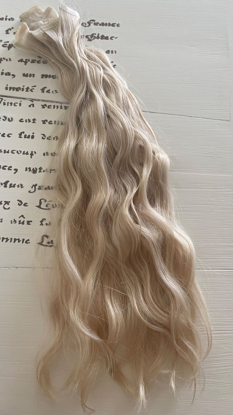Perücken: Echthaar  Minitapes-Extensions - hellblond – Neu (gemäss Beschreibung) aus Maienfeld von Selina_1919 3