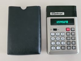 Selten Weltron 8004LR Taschenrechner Calculator Japan 1970er