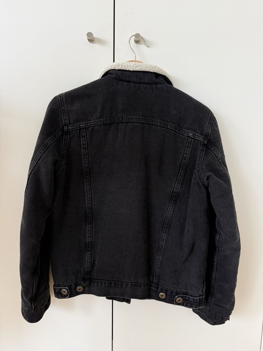 Jacken: VESTE EN JEAN NOIRE DOUBLÉE – Gebraucht aus Lausanne von aly_b2bf 1