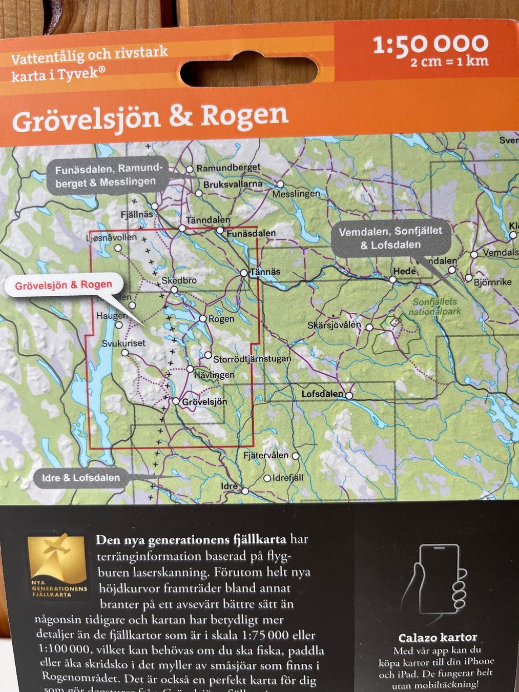 Cartine & Atlanti: Wanderkarte Grövelsjön & Rogen – Nuovo e nell'imballaggio originale da Saanen venduto da Tricha02 1