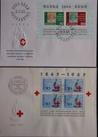 Lot FDC Schweiz Zuschlagsausgaben (1963-12006), 18 Stück