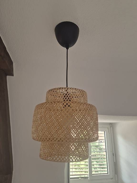 Ikea Lampadari & plafoniere: Hängelampe Bambus Ikea Sinnerlig 27cm – Usato da Bern venduto da len_vc5x