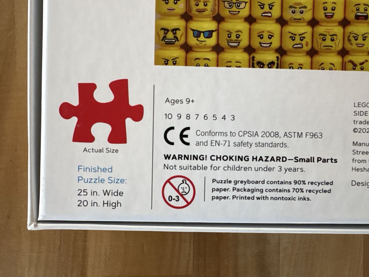 Puzzle: Puzzle 1000 / Lego – Usato da Rümlang venduto da euqinom16 1