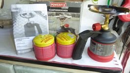 Campingkocher Powerfix Profi mit 2Katuschen Top