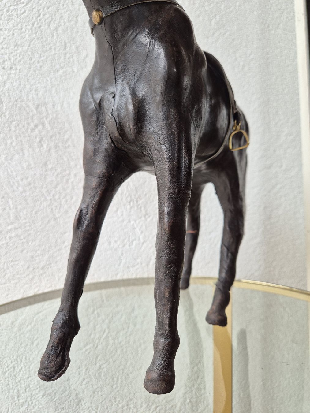 Tutte le decorazioni: Cheval décoratif en cuir vintage – Usato da Farvagny-le-Grand venduto da Grapeful88 4