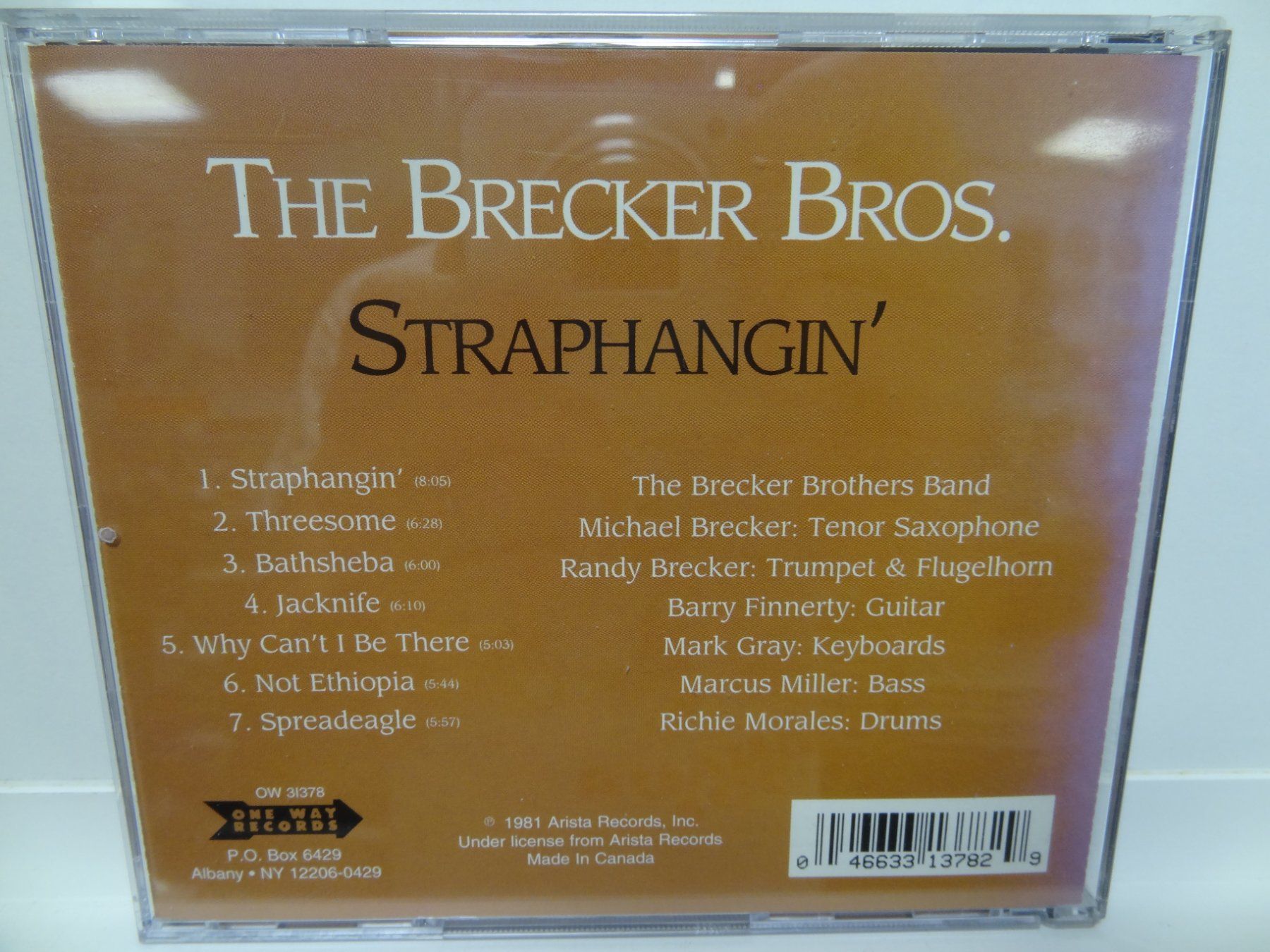 CD: The Brecker Bros. - Straphangin' (1981) - Top CD! – Usato da luzern venduto da musicandart 1