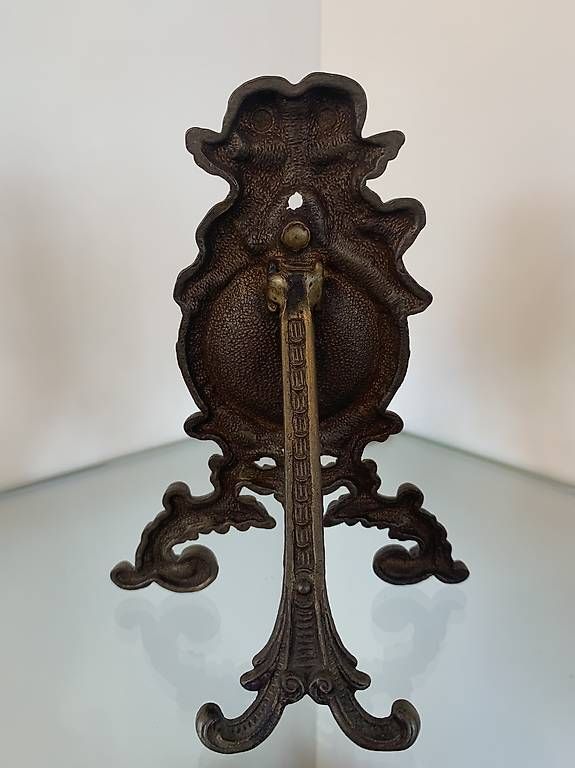 Sculture & Statue: Jugendstil  Taschenuhrenhalter Bronze um 1900 – Usato da Rothrist venduto da Oddymanliane 3