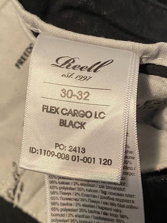 Pantaloni: Reell Flex Cargo Hose 30/32 schwarz – Usato da Oberrohrdorf venduto da Desteny1 2