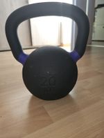 Kettlebell 20 kg schwarz mit violetten Akzenten ( brand new)