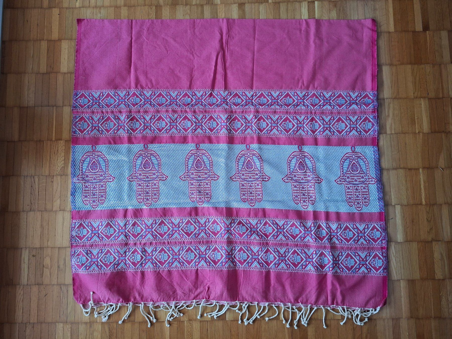 Badetücher: Strandtuch  Baumwolle  Hand der Fatima / Hamsa  Muster – Neu (gemäss Beschreibung) aus Zürich von Daniel517 1