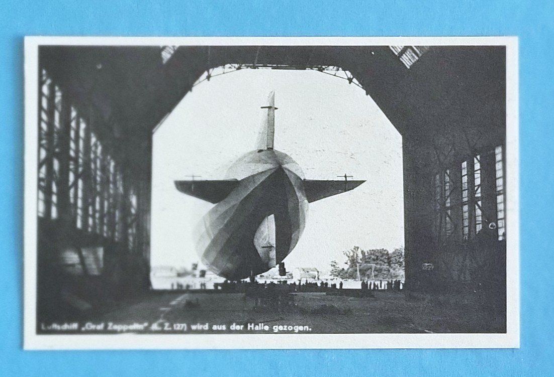 Cartoline postali: Luftschiff Graf Zeppelin - Luftschiffhalle – Usato da Rothrist venduto da RROENK
