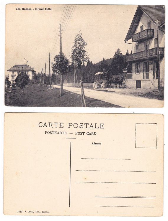 Les Rasses sur Ste.Croix, Grand Hôtel (Gebraucht) in La Tour-de-Peilz ...