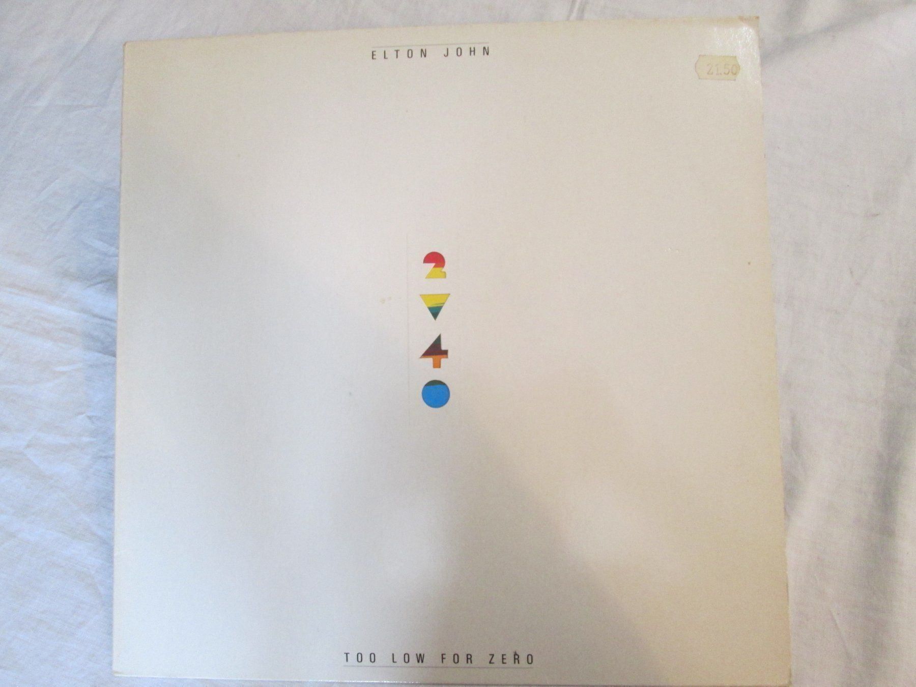 Dischi in vinile: Elton John - Too Low For Zero (Vinyle 33T) – Usato da la Chaux-de-Fonds venduto da Lampe
