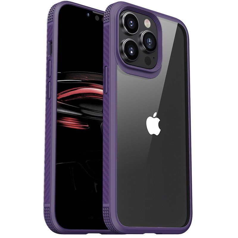 Cover & Protezioni schermo: iPhone 14 Pro - Coque IPAKY antichoc antiglissarde Violette – Nuovo e nell'imballaggio originale da Morges venduto da DigiAC