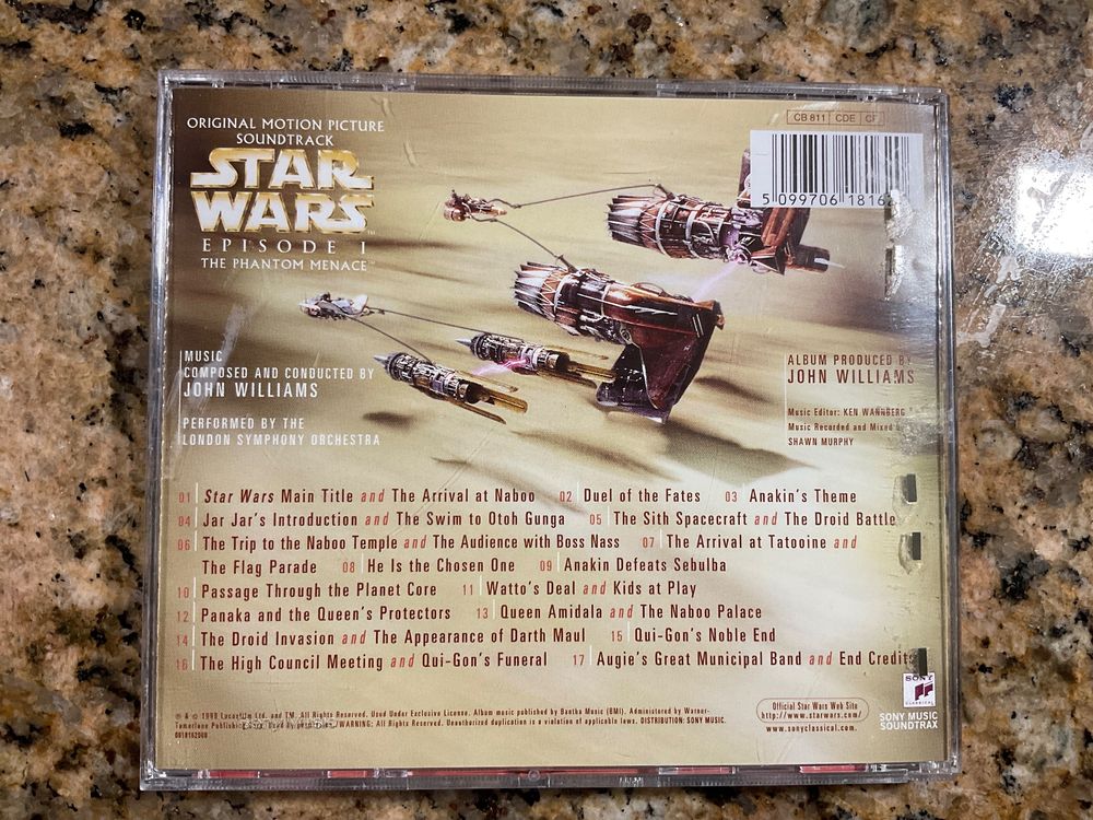 CD Star Wars Episode 1 The Phantom Menace (Gebraucht) in Meilen für CHF ...