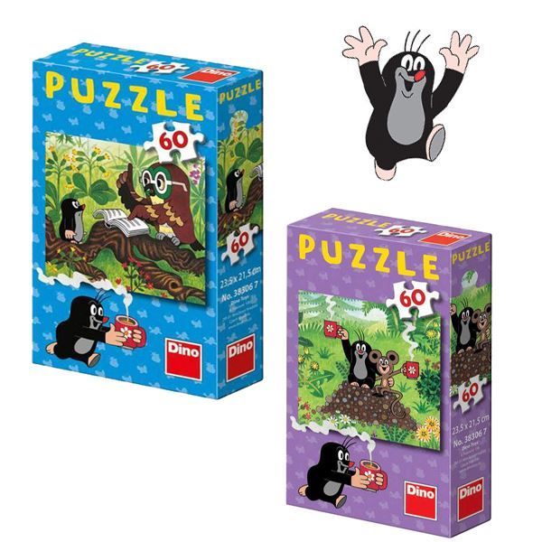 Puzzle: Puzzle Set Der kleine Maulwurf, Pauli – Nuovo e nell'imballaggio originale da Mosnang venduto da glascom