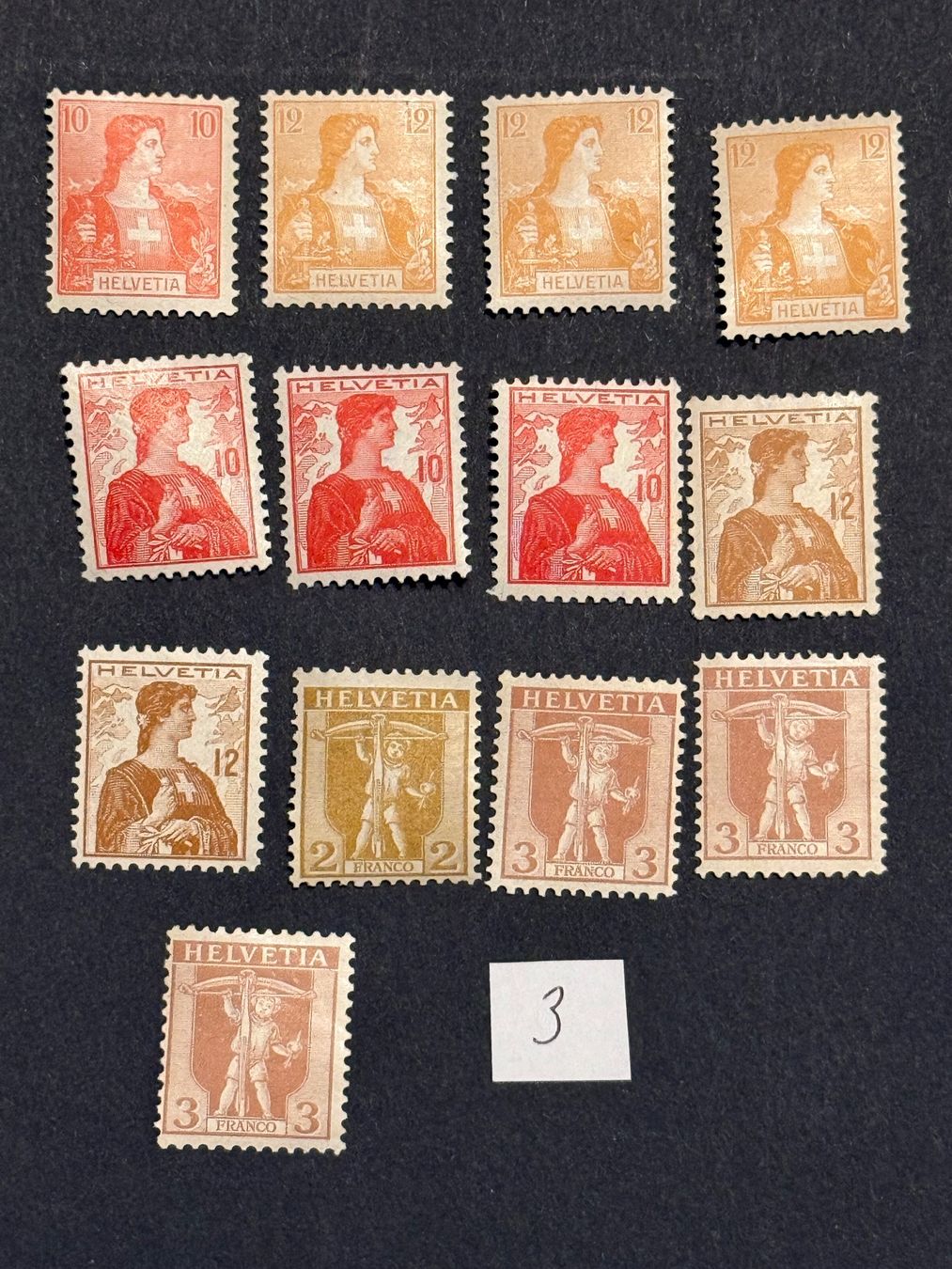 Tutti i francobolli: Lot postfrisch – Usato da Aarau venduto da hilde47
