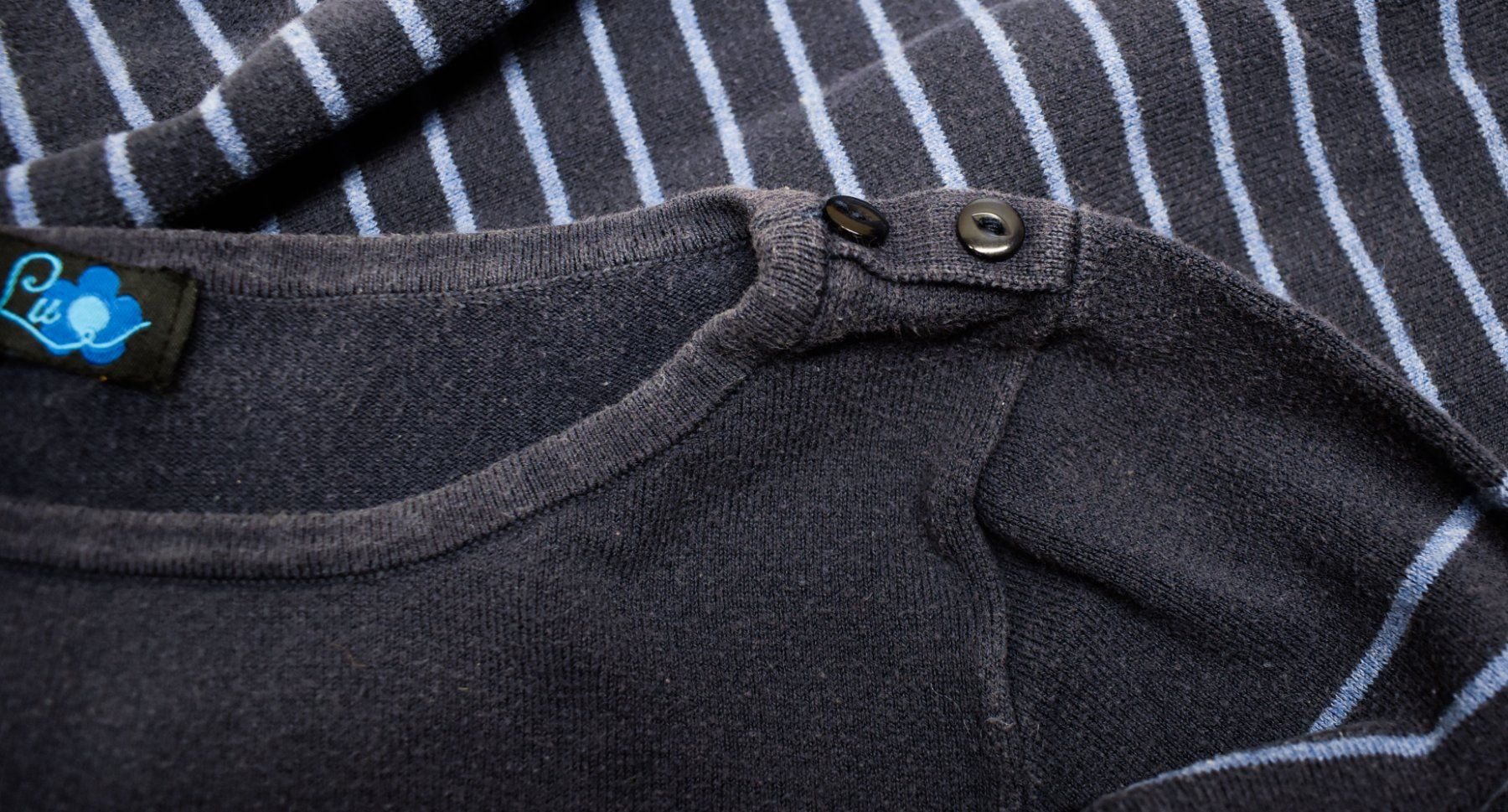 Maglioni & Felpe: dünner gestreifter Wollpullover Damen ha:Lu (retro) – Usato da Biel/Bienne venduto da tim_pww5 3