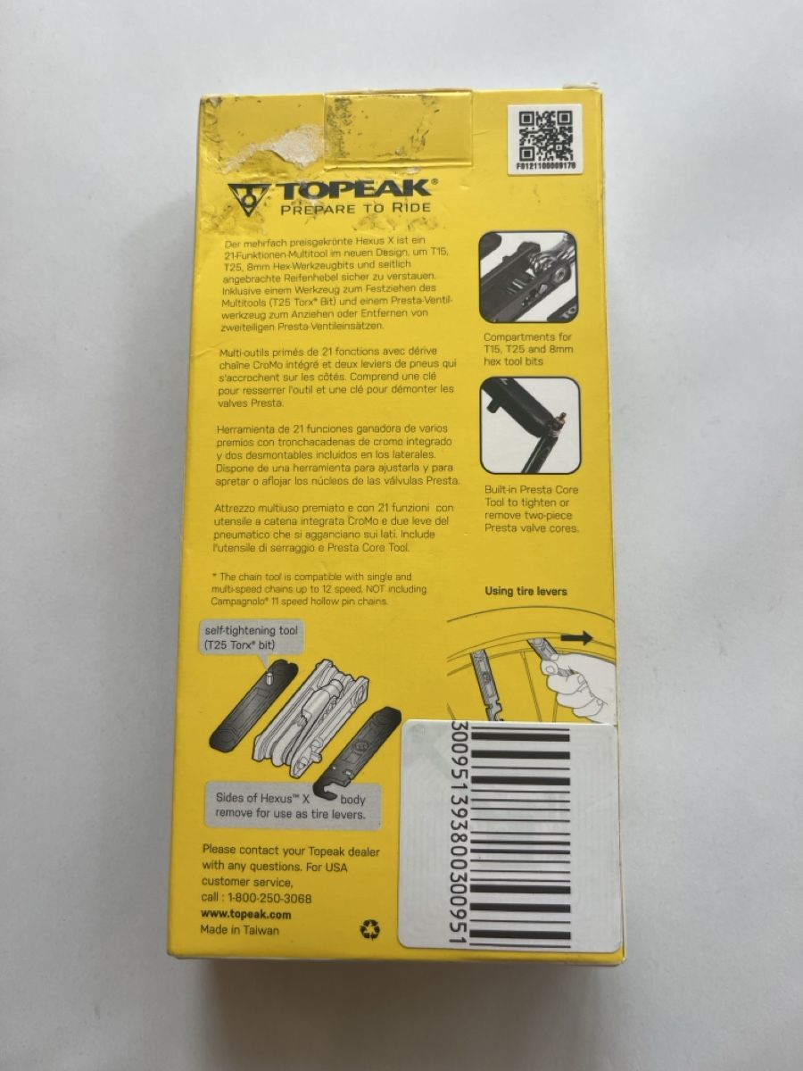 Topeak Tous les outils: Topeak Hexus X Multitool 21 Funktionen neu – Neuf avec emballage d'origine à Winterthur par MaHa8400 1