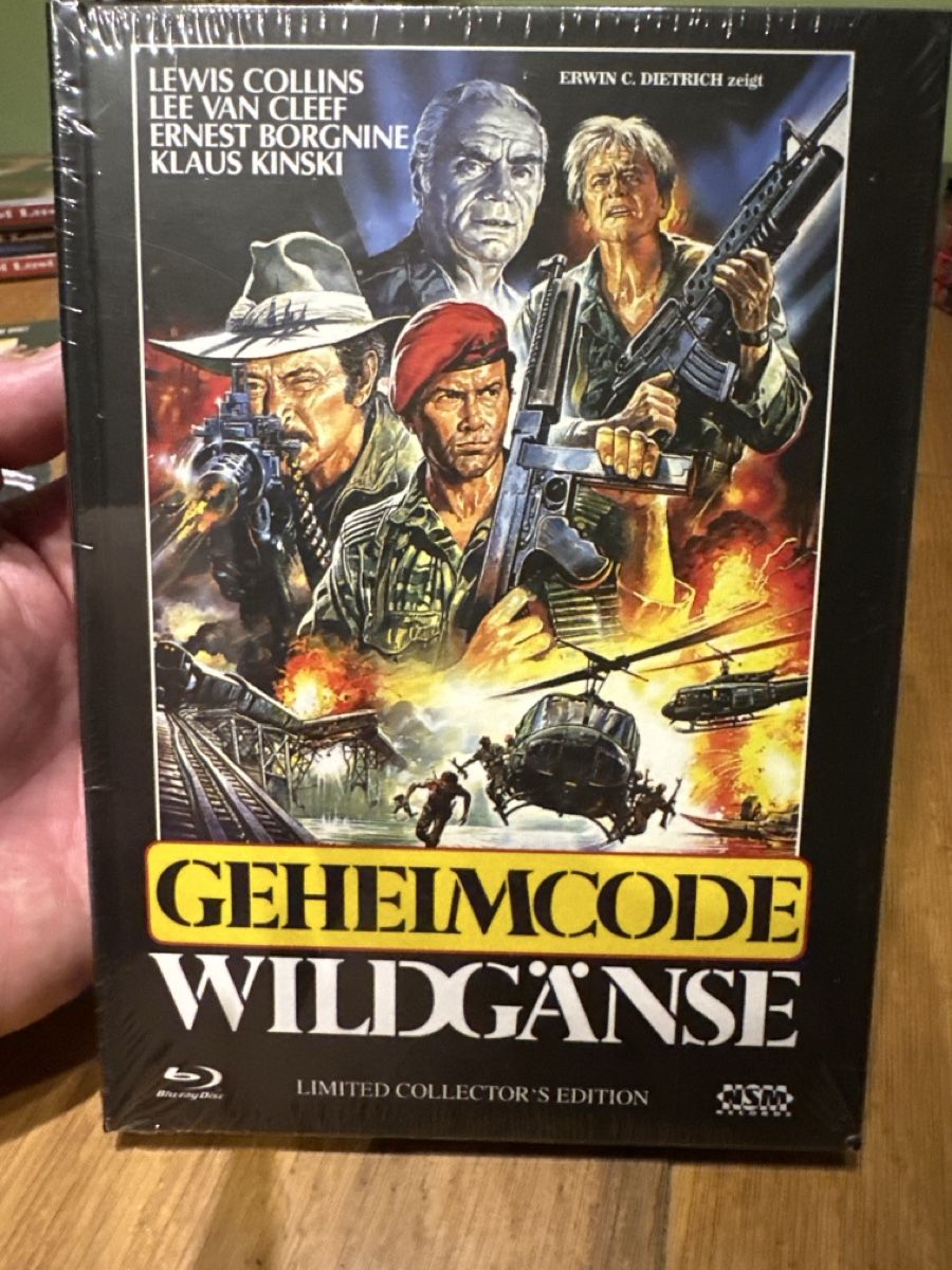 Tous les DVDs: Geheimcode Wildgänse, NSM Mediabook, neu Klaus Kinski – Neuf avec emballage d'origine à Benken ZH par Audi-erich