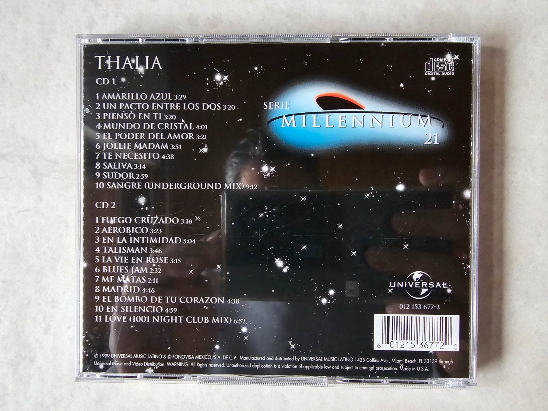 CDs: Thalia  -  Serie Millennium 21 Exitos  /  2 CDs – Gebraucht aus Schneisingen von backstore24 1