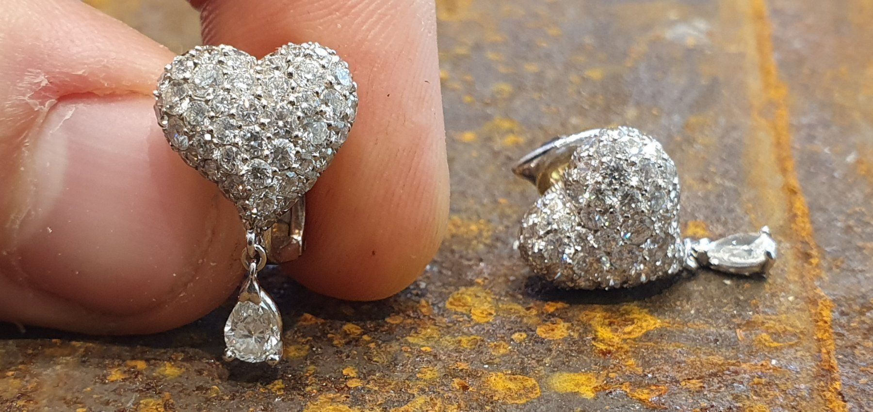Dior Orecchini pendenti & Orecchini a lobo: Dior Ohrclips Cupidon exrtrem selten Top – Usato da Unterägeri venduto da Altgoldschmuck 2