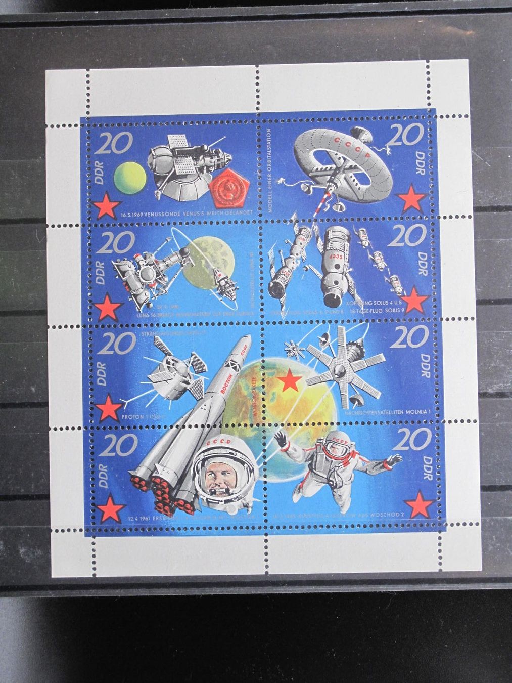 Alle Briefmarken: DDR 1971 Weltraumflüge ** – Gebraucht aus Wil SG von fva01