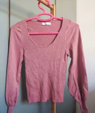 Mango Strickpullover, Grösse S, Altrosa - Herbst-Look!