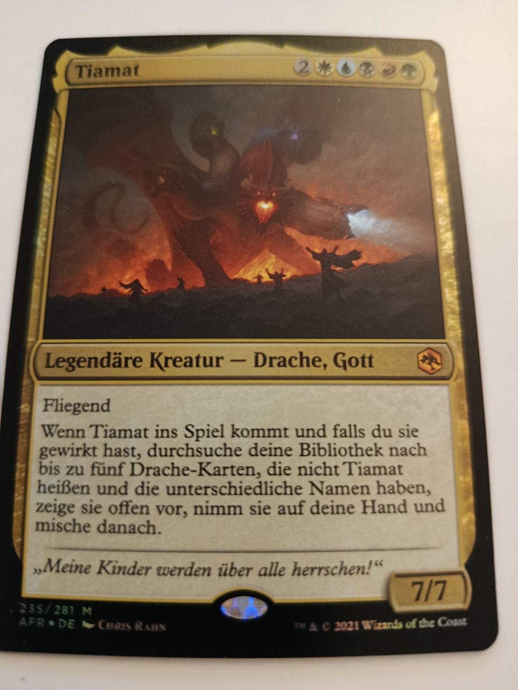 Magic The Gathering Carte collezionabili: Tiamat - Foil - Magic the gathering – Nuovo (secondo la descrizione) da Basel venduto da Pennalti