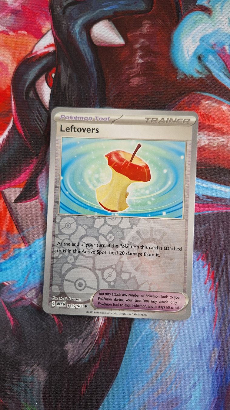 Pokémon Carte collezionabili: Leftovers - Reverse Holo - Pokemon Mew 151 – Usato da Altstätten SG venduto da GGsGameshop