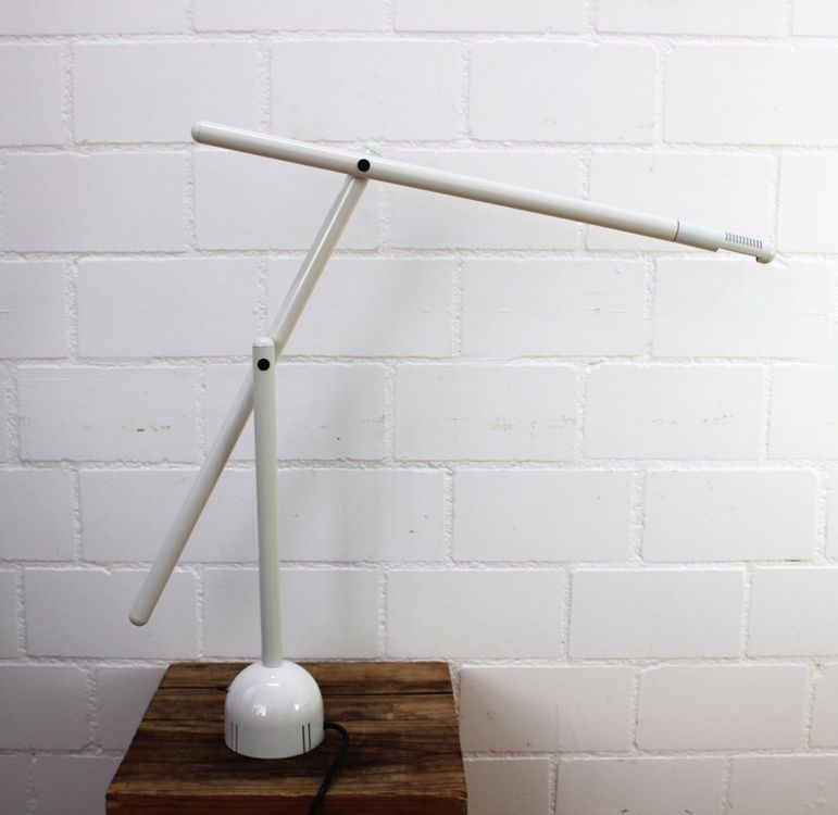 Weiße Lampe von Mario Arnaboldi für Programmaluce, 1980er bei Pamono kaufen