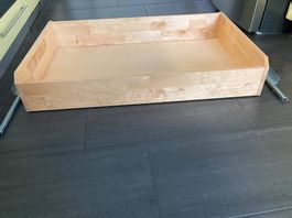 4x IKEA PAX Auszugskisten Birke Massivholz mit Schienen