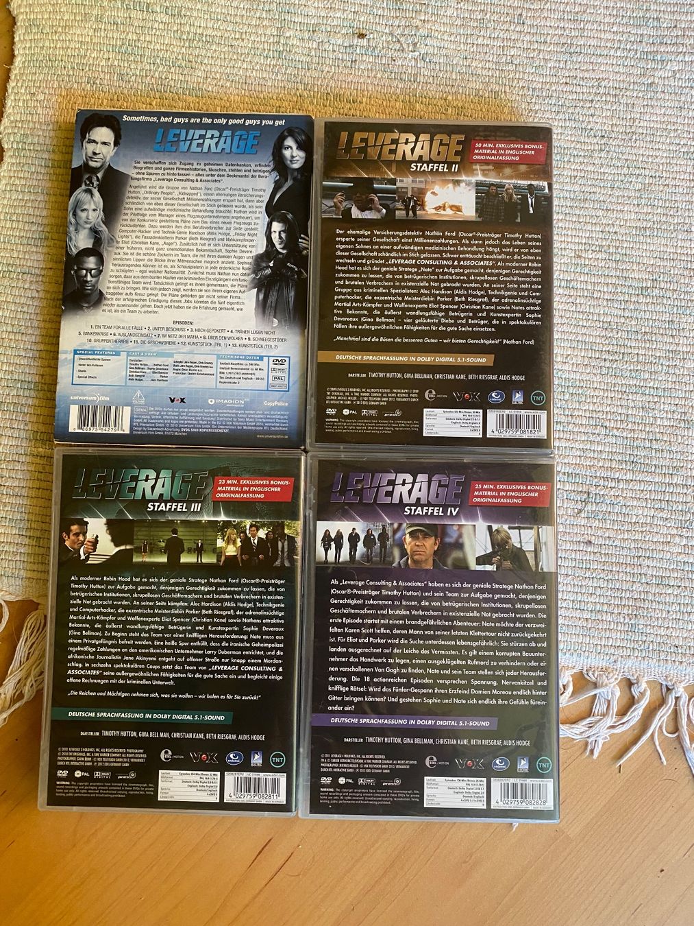 Tous les DVDs: Serie Leverage - Komplette Serie – D'occasion à Riemenstalden par engels_z 1