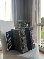 Handorgel inkl. Tasche  Vintage