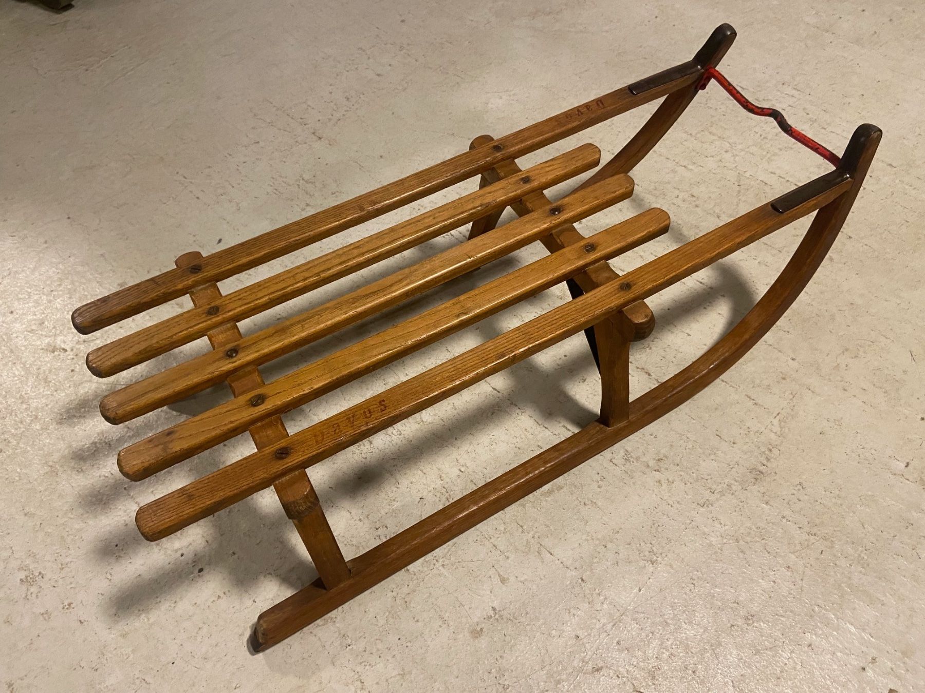 Schlitteln: Schlitten (S 18), Davoser Schlitten – Gebraucht aus Menziken von fiat-500 1