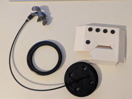 Snowboard: Black-Line QuickSett Origin mit Adapter-Ring F1
