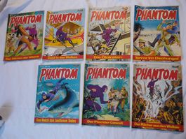 7x Phantom Bastei Comics Heftli