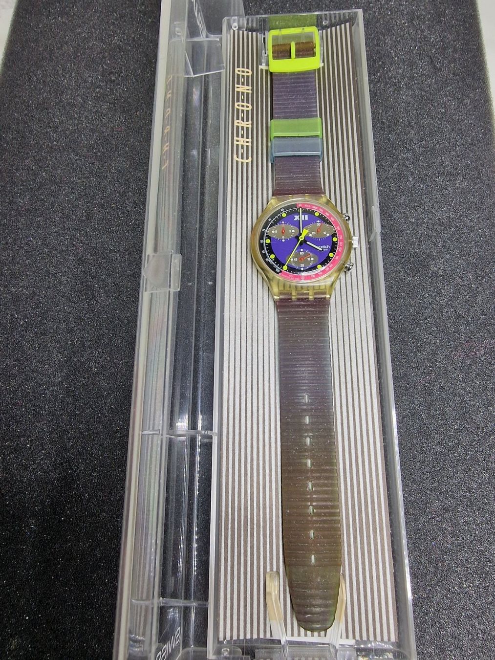 Swatch Uhren: Swatch. Ref. SCK 101 "Blue Chip" 38mm – Gebraucht aus Bülach von  1