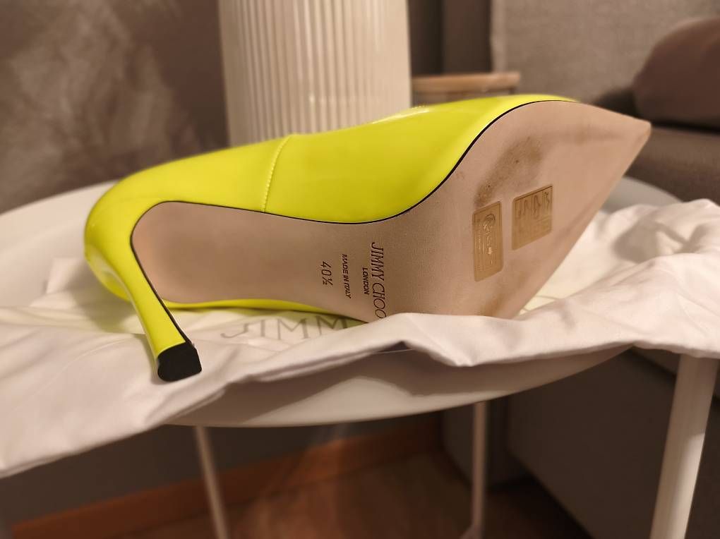 Jimmy Choo Scarpe da donna: Jimmy Choo Highheel Bright Yellow Gr. 40.5 – Nuovo e nell'imballaggio originale da Nendeln venduto da Mela948588 1