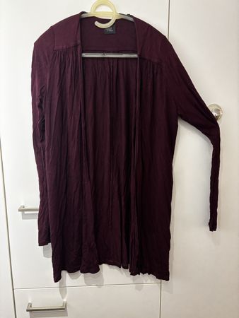 Bordeaux Strickjacke, Cardigan, Gr. 40