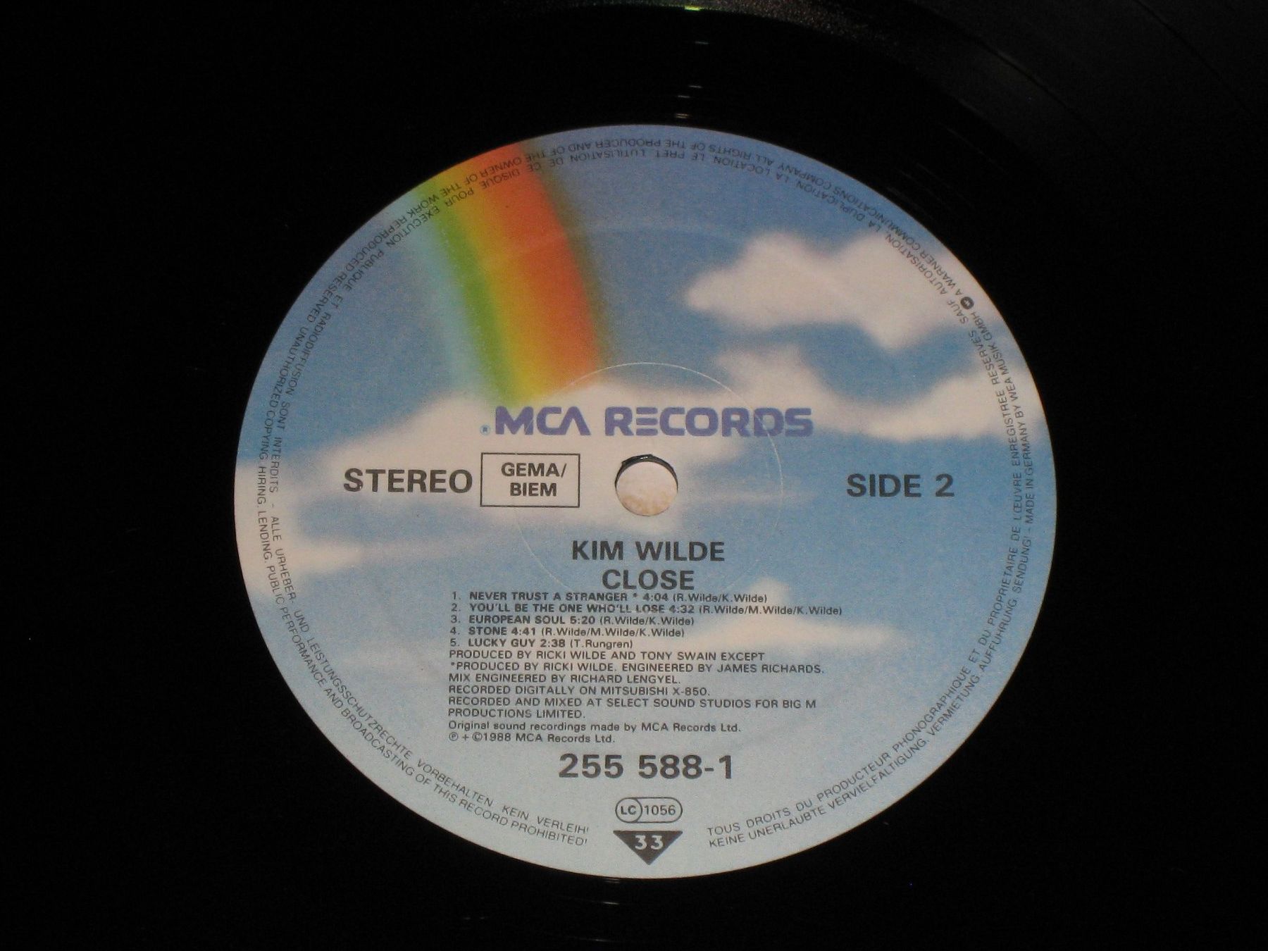 Vinyles: LP - KIM WILDE - CLOSE – D'occasion à Steckborn par Quo7 2