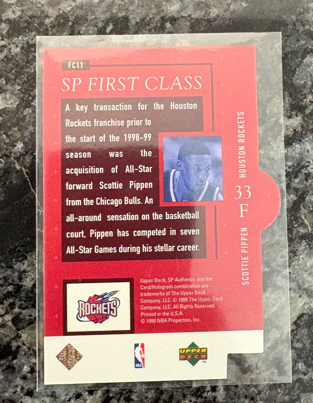 Nba Carte collezionabili: NBA Scottie Pippen SP First Class Card – Nuovo (secondo la descrizione) da Muttenz venduto da joba23 1