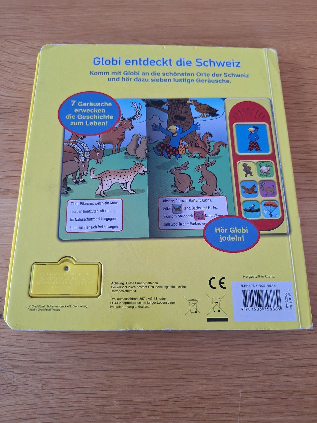 Libri: Buch Globi entdeckt die Schweiz mit Tönen – Usato da Wanzwil venduto da chlinih93 1