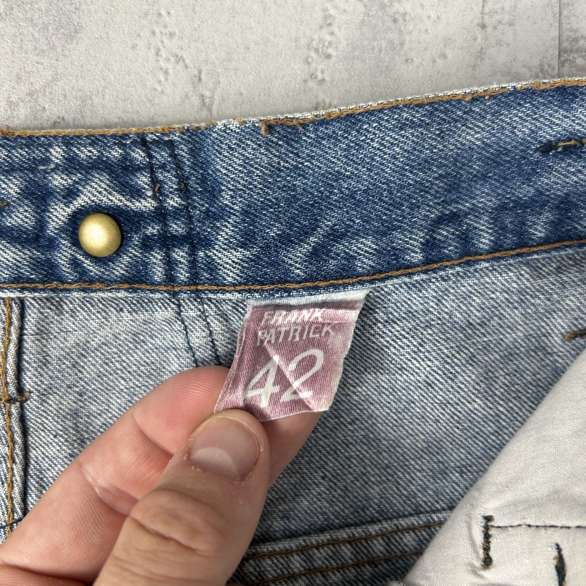 Jeans: Jeans Vintage Frank Patrick à Patchs Taille XS (42) – Nuovo (secondo la descrizione) da Hauterive NE venduto da Leo_o 8