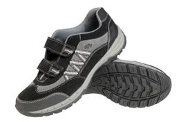 Freizeitschuhe mit Klettverschlüssen, Farbe Schwarz Gr.39